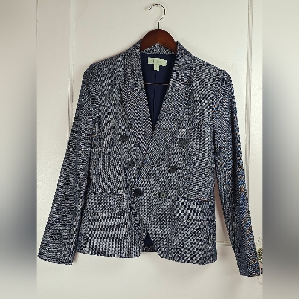 Ryegrass Blue Linen Blend Jacket 14